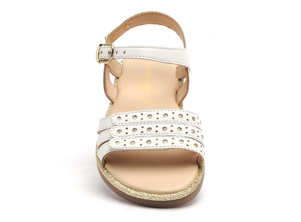 Les tropeziennes nu pieds enfant isidor blanc