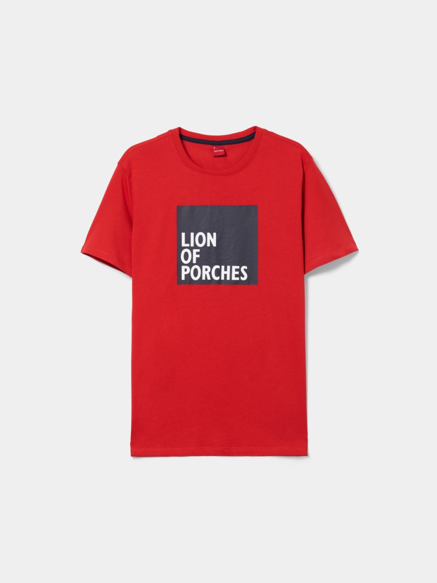 T-shirt de algodão Lion of Porches