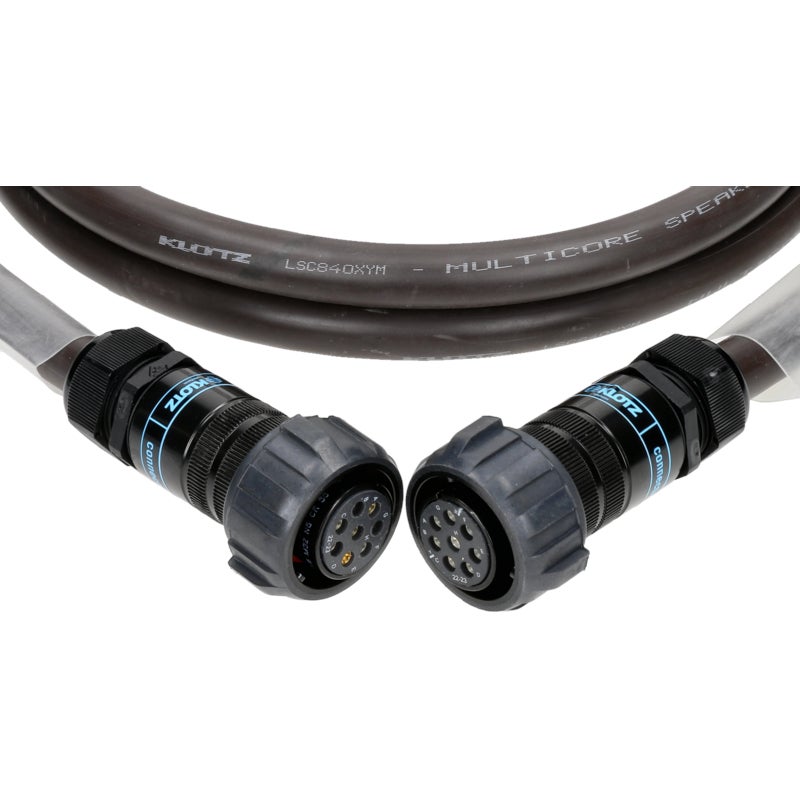 Klotz LP84XMFFR multicore speakerkabel 8 x 4.0 mm² PA-COM® 0.7 meter