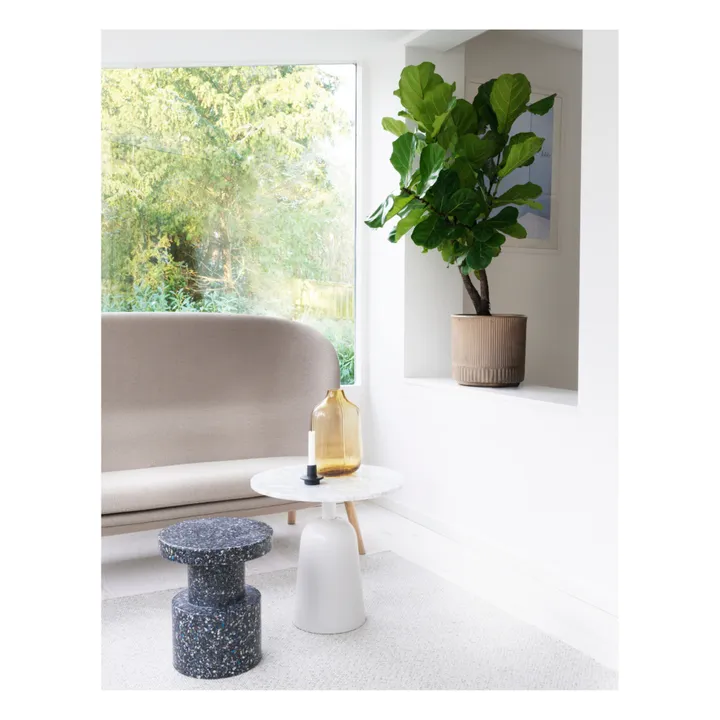 Normann Copenhagen Tabouret Bit en plastique recyclé | Noir