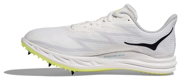 Chaussures Athlétisme Hoka One One Crescendo MD Blanc Jaune Unisex