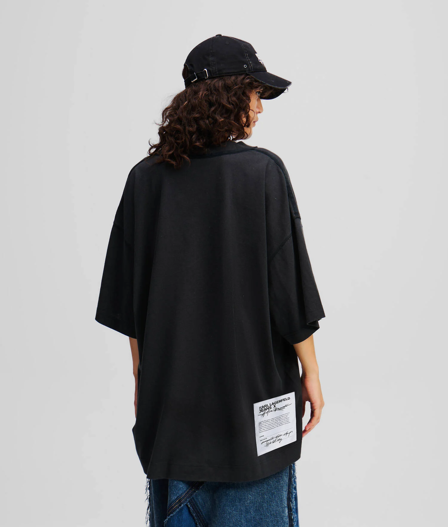 T-SHIRT KLJ X ATELIER RESERVÉ - Noir lavé