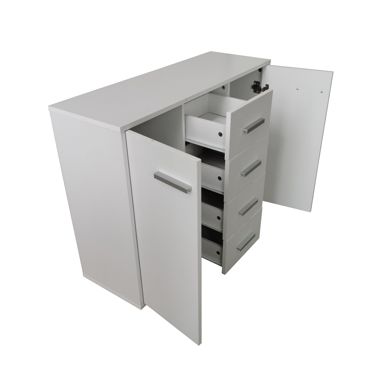 HTI-Living Sideboard Nina mit 4 Schubladen Weiß