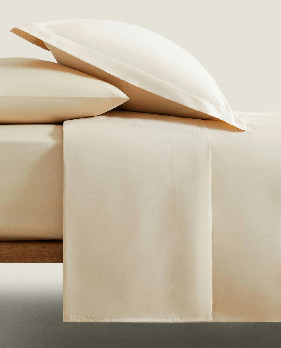 Capa de edredom em percal de algodão (200 fios).