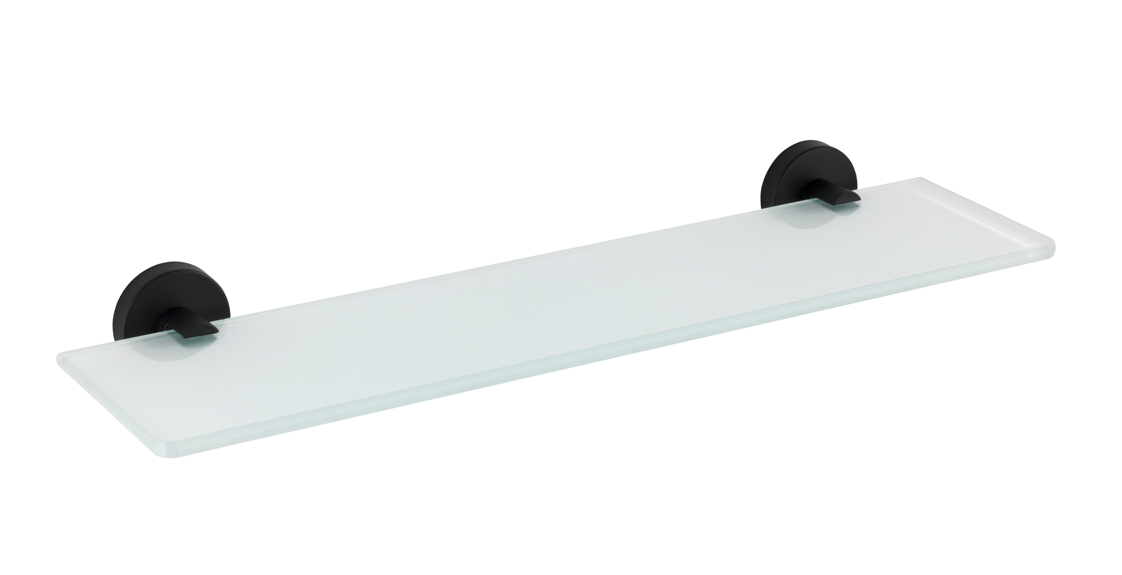 Wenko Bosio glas planchet RVS zwart mat
