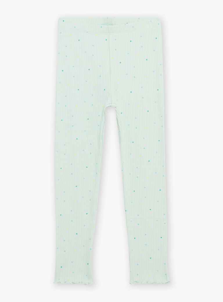 Pyjama en coton vert pâle avec danceuses et cygnes