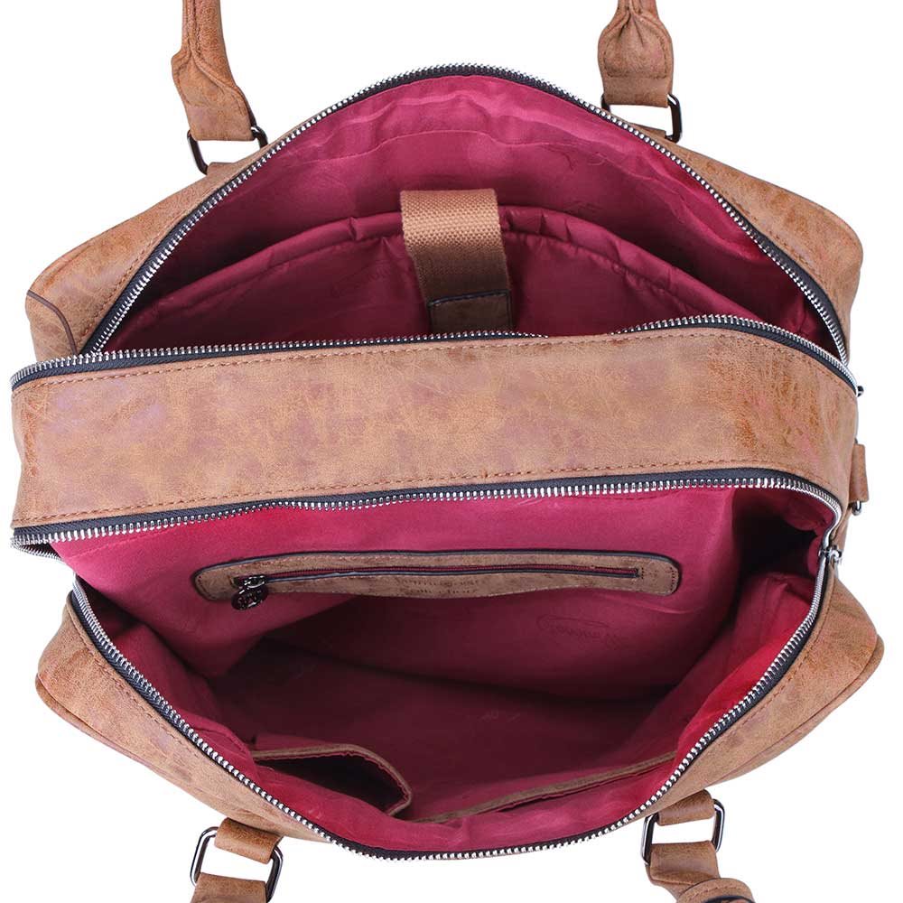 Wimona Luciana Dames Laptoptas cognac
