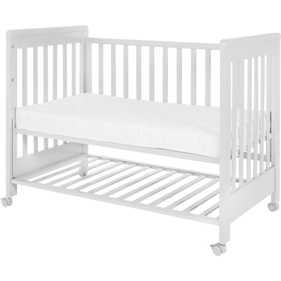 Treppy® Beistellbett Dreamy Plus 3 weiß 60 x 120 cm