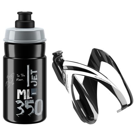 KIT CEO Bidon mit Halter für Kinder  schwarz  350 ml