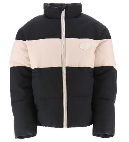 Emporio Armani Dynejakke - Blåe Navy m. Creme