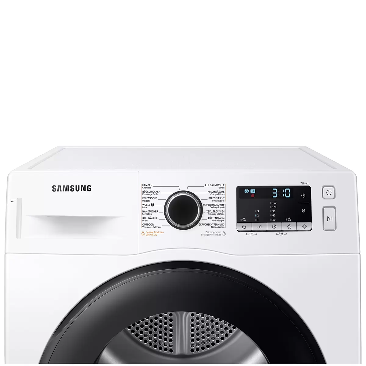 Samsung Wäschetrockner DV80TA020AE/WS weiss,schwarz