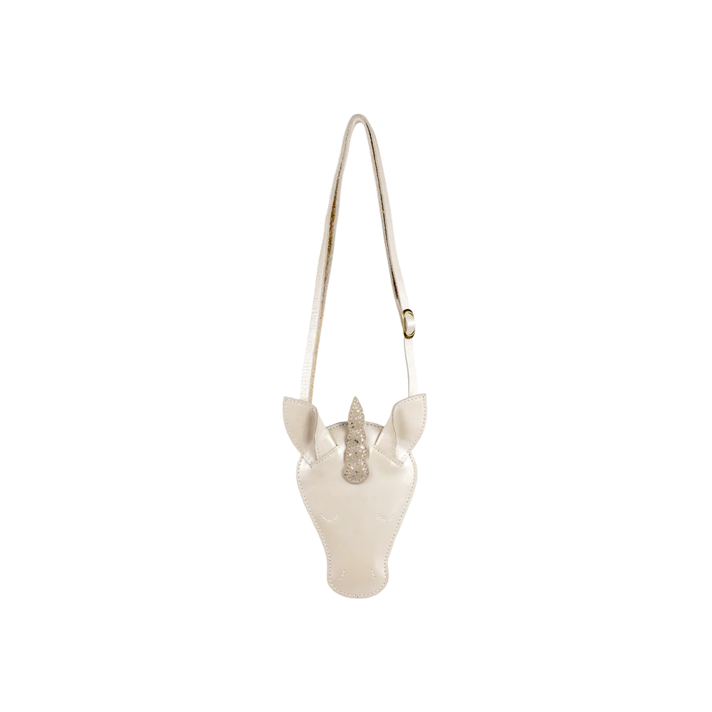 Blinc Purse | Unicorn | Off White Metallic Leather