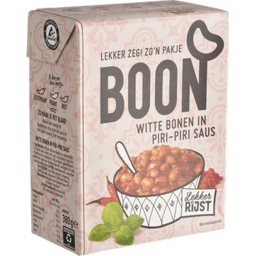 Boon Witte Bonen in Piri-Piri Saus 380 g