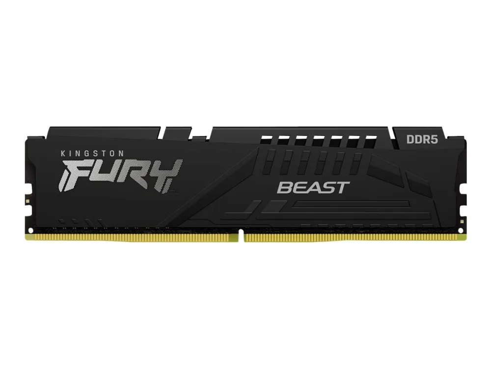 [OUTLET] - Kingston FURY Beast - DDR5 - modul - 32 GB - DIMM 288-PIN - 5200 MHz / PC5-41600 - CL40 - 1.25 V - ikke bufferet - on-die ECC