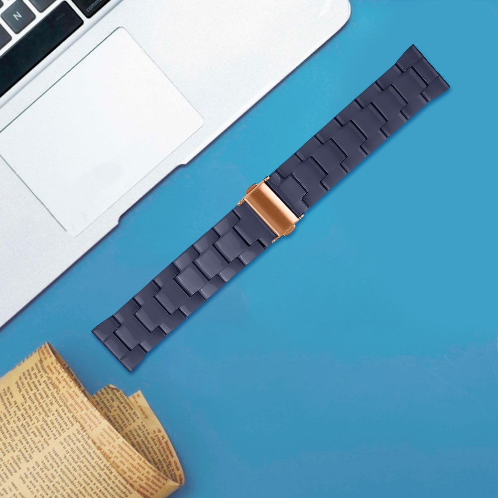 Samsung Galaxy Watch 3 (45mm) Sense Resin Armband (Gelenkumfang: 145-200mm) - Dunkelblau