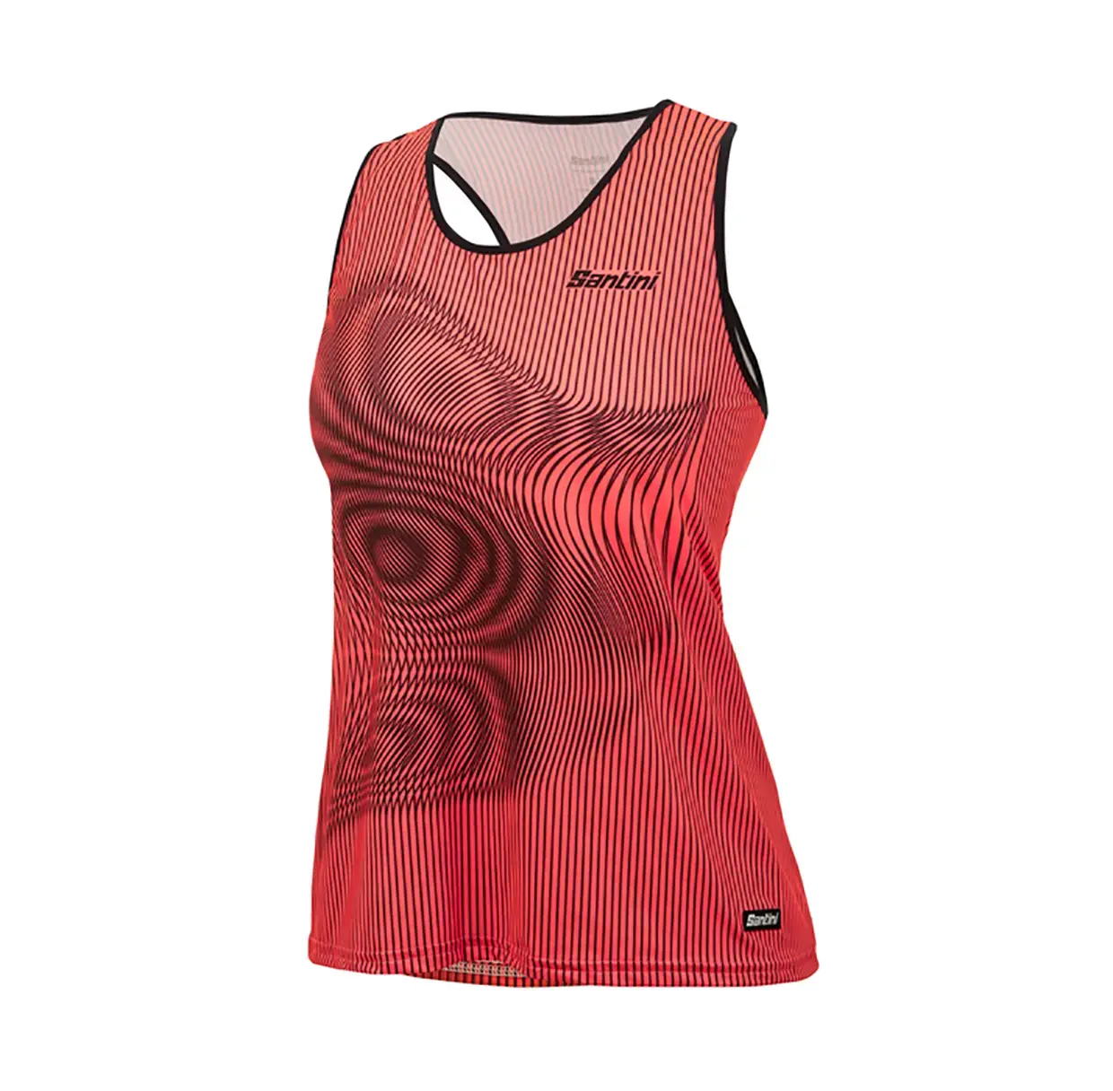 Santini Vortex Fietsshirt Zonder Mouwen Roze Dames