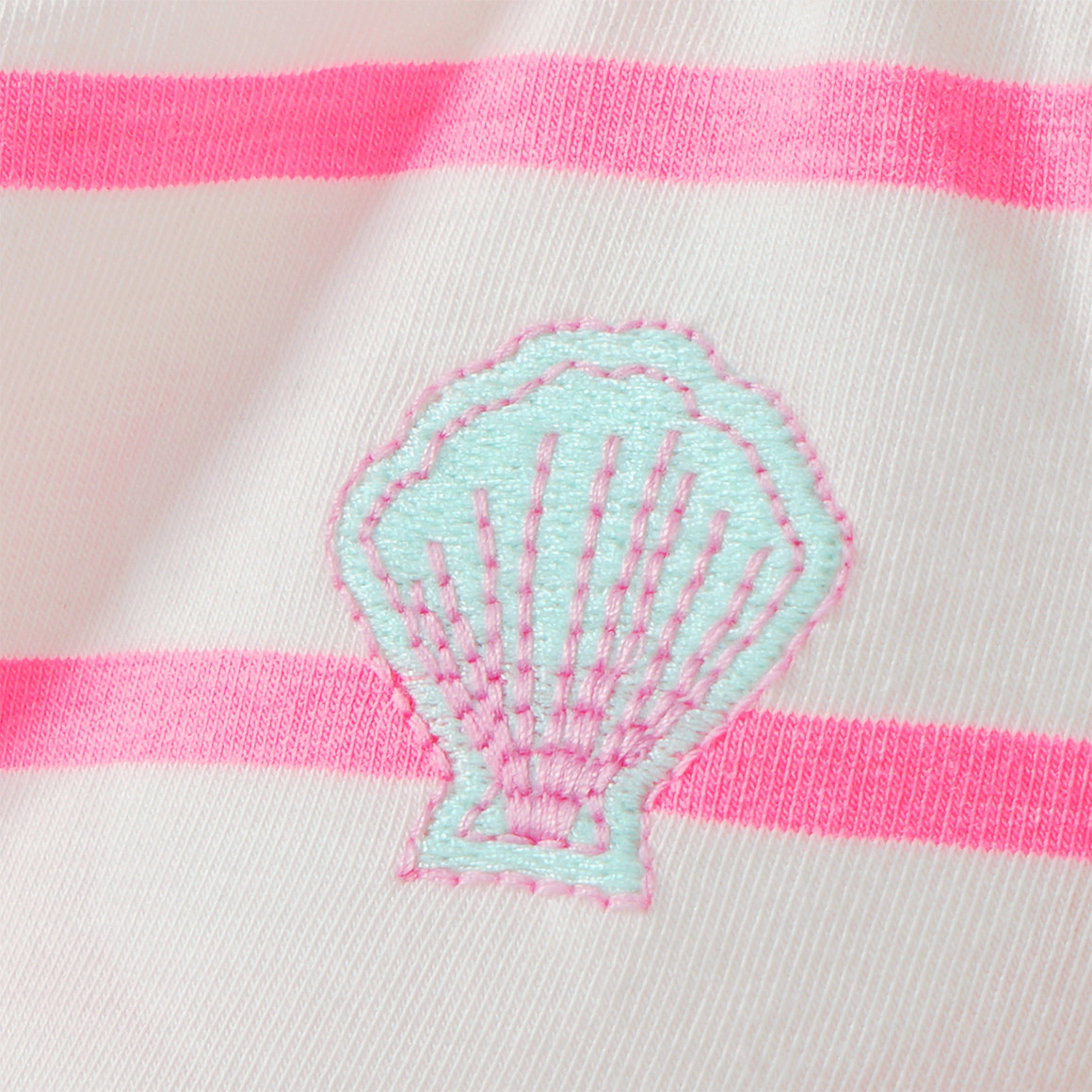 Topolino Mädchen Top mit Streifen weiss / pink