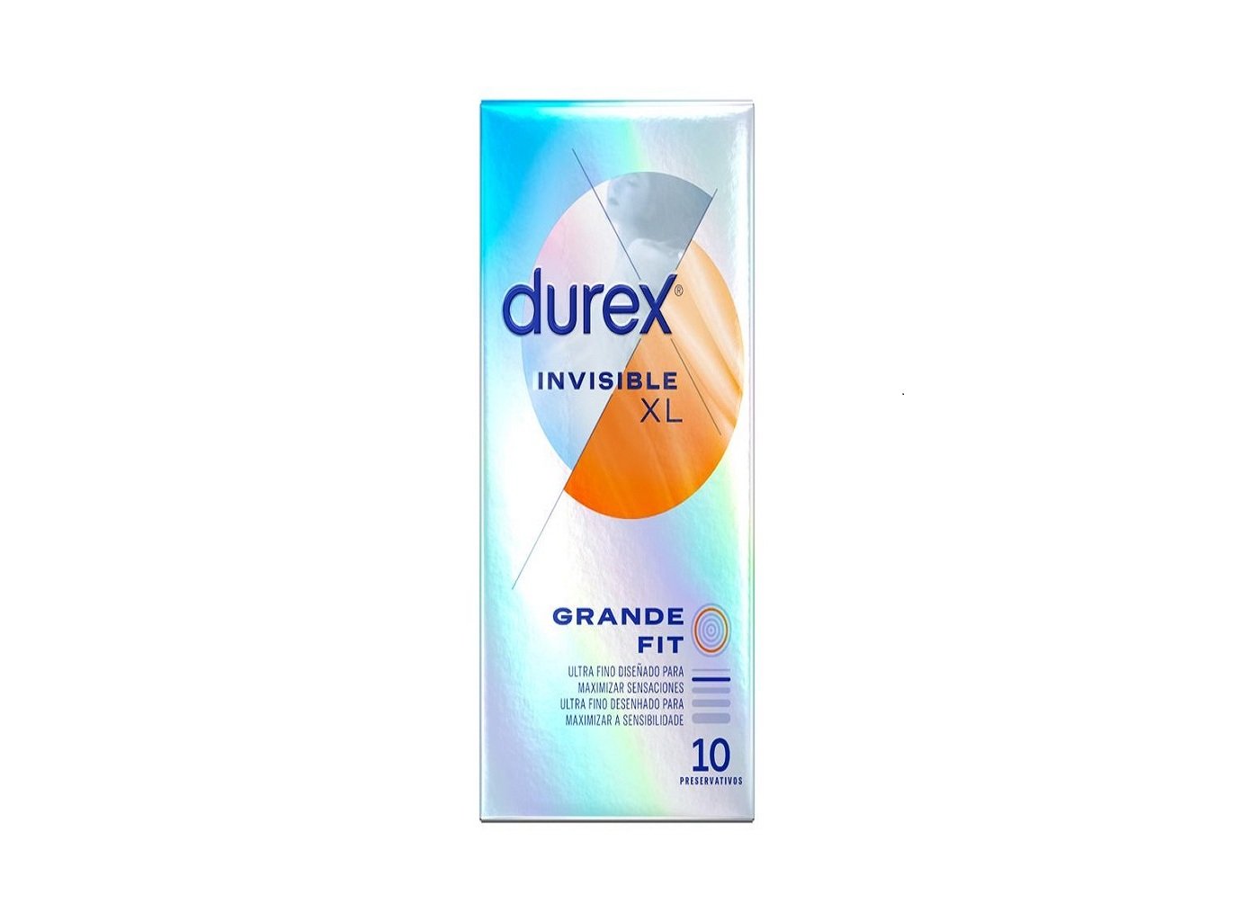 PRESERVATIVOS DUREX INVISIBLE XL 10 UN