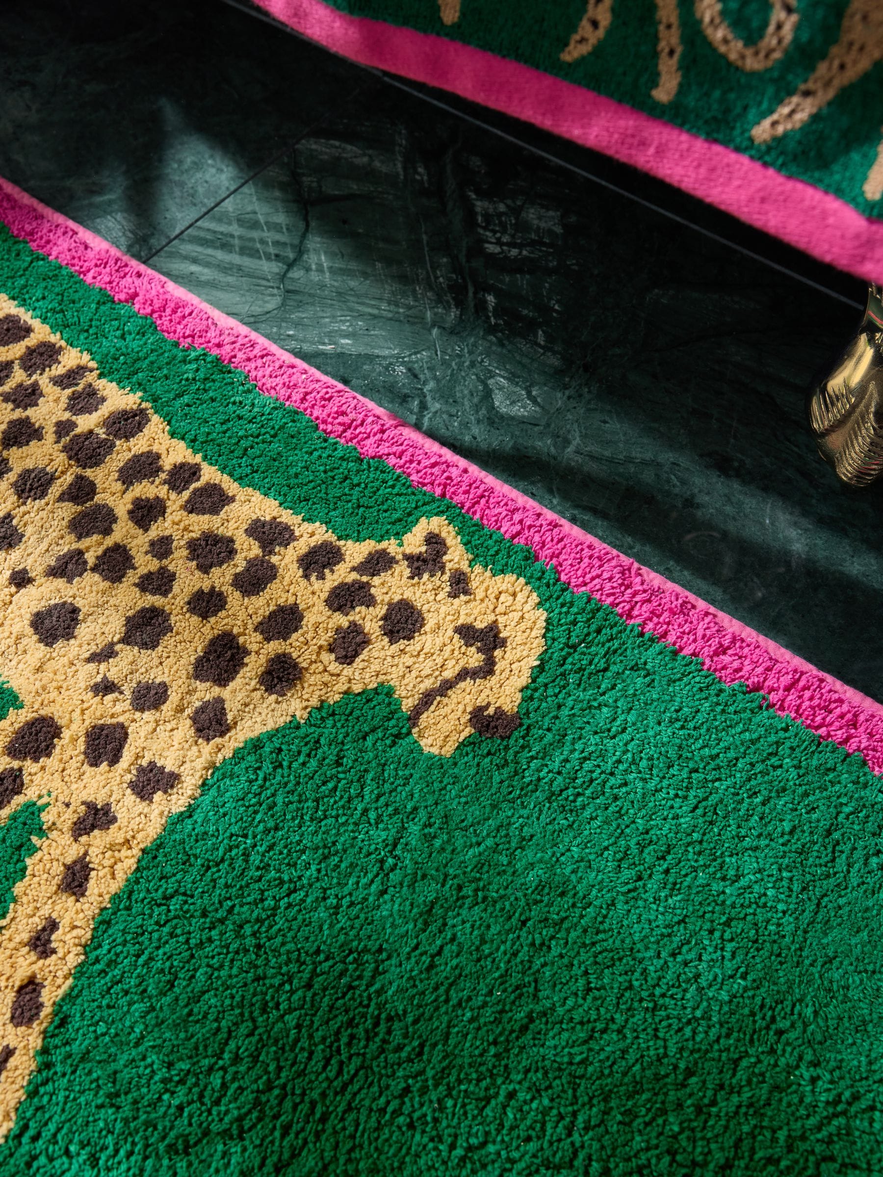 Cheetah Animal Print Mat