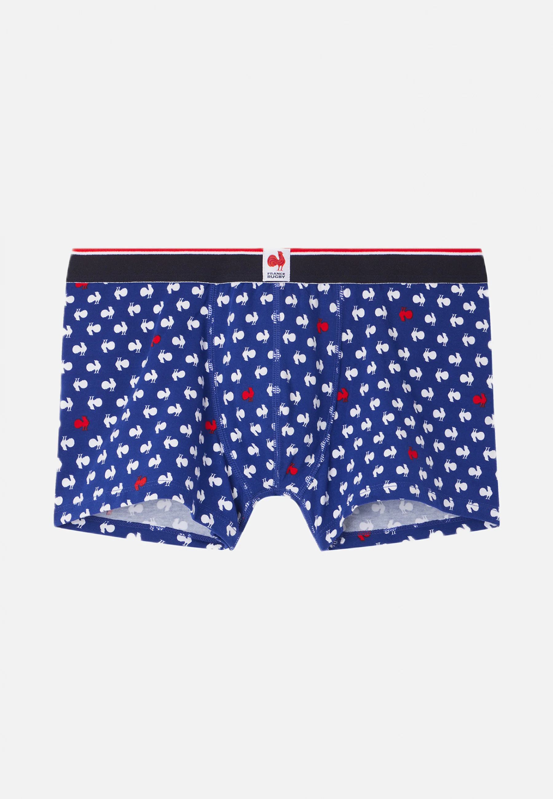 Boxer en coton-Marius Coq Bleu Blanc Rouge XV de France