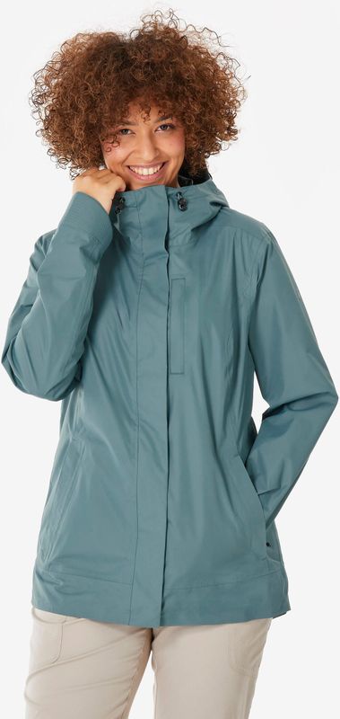 Waterdichte wandeljas nh500 voor dames groen