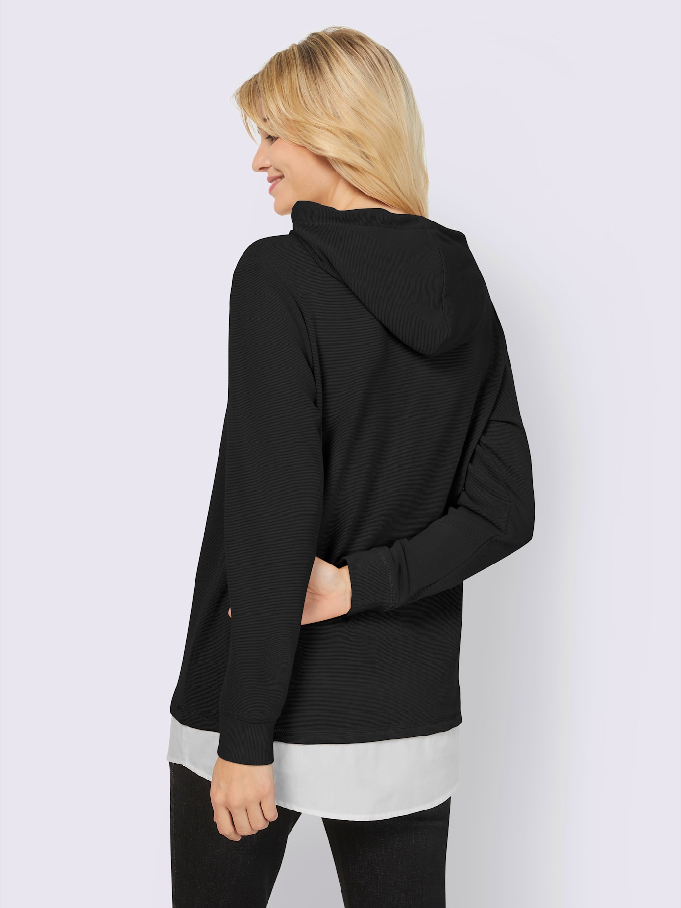 Sweatshirt 2 en 1 t-shirt 2 en 1