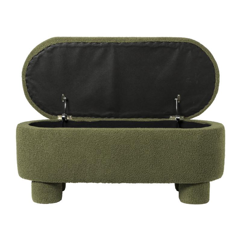 Opbergbank teddy dodo - groen - 43x100x42 cm