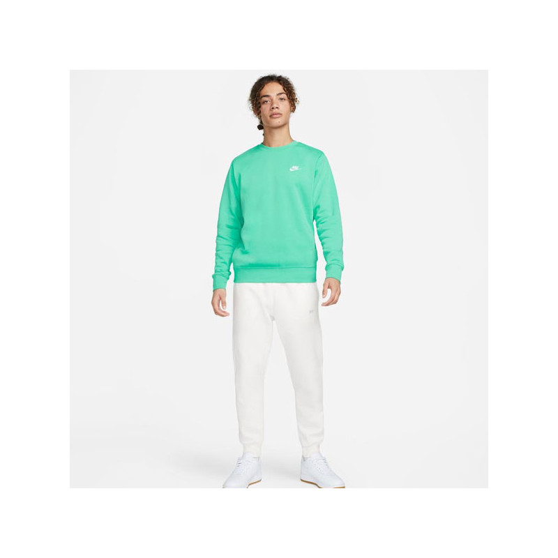 Sweat homme Club Fleece blanc ou vert