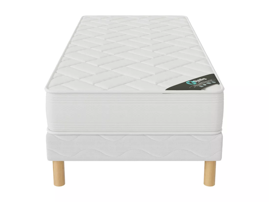 Ensemble matelas Zen + sommier 90x200 hauteur 20cm