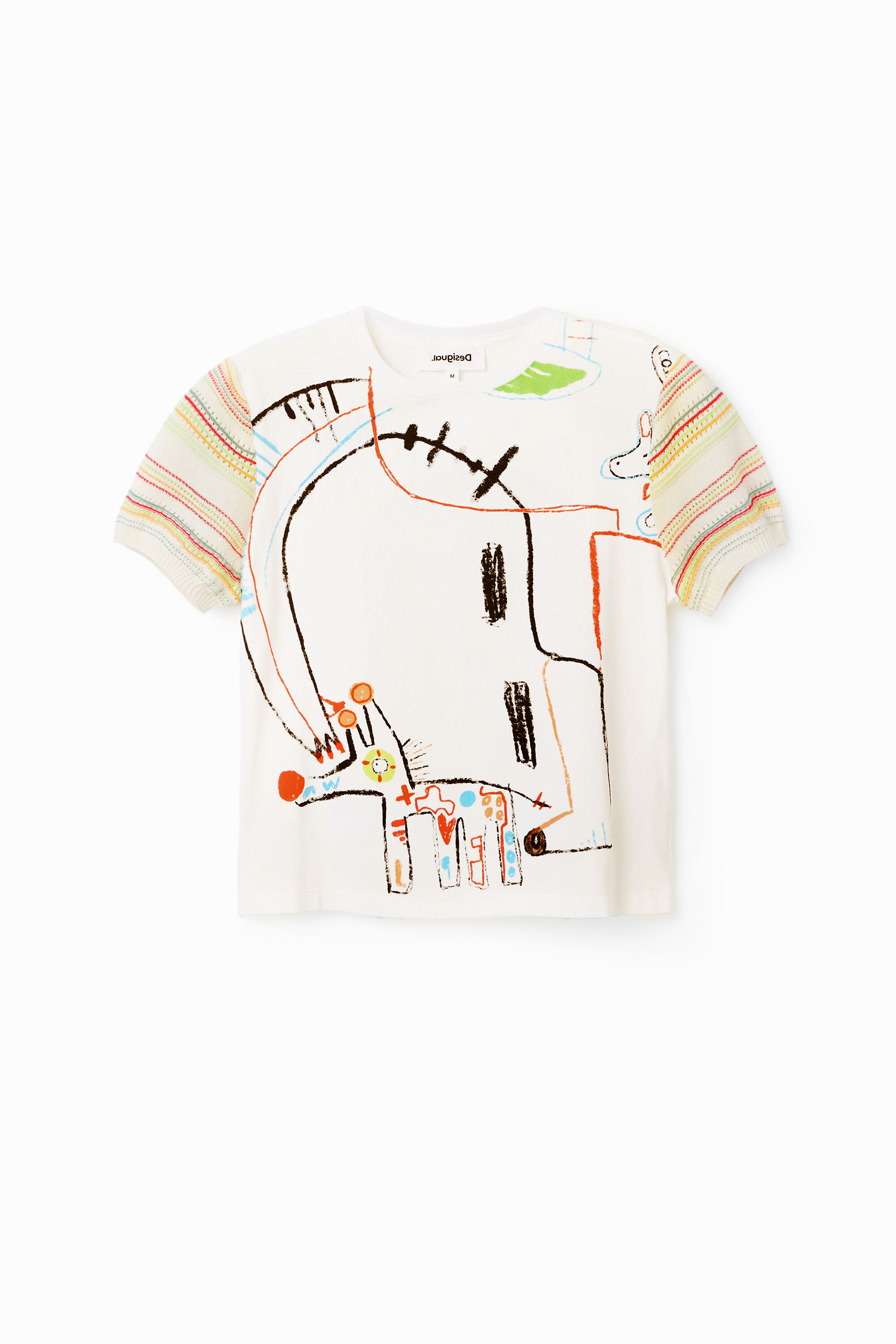 T-shirt maille arty