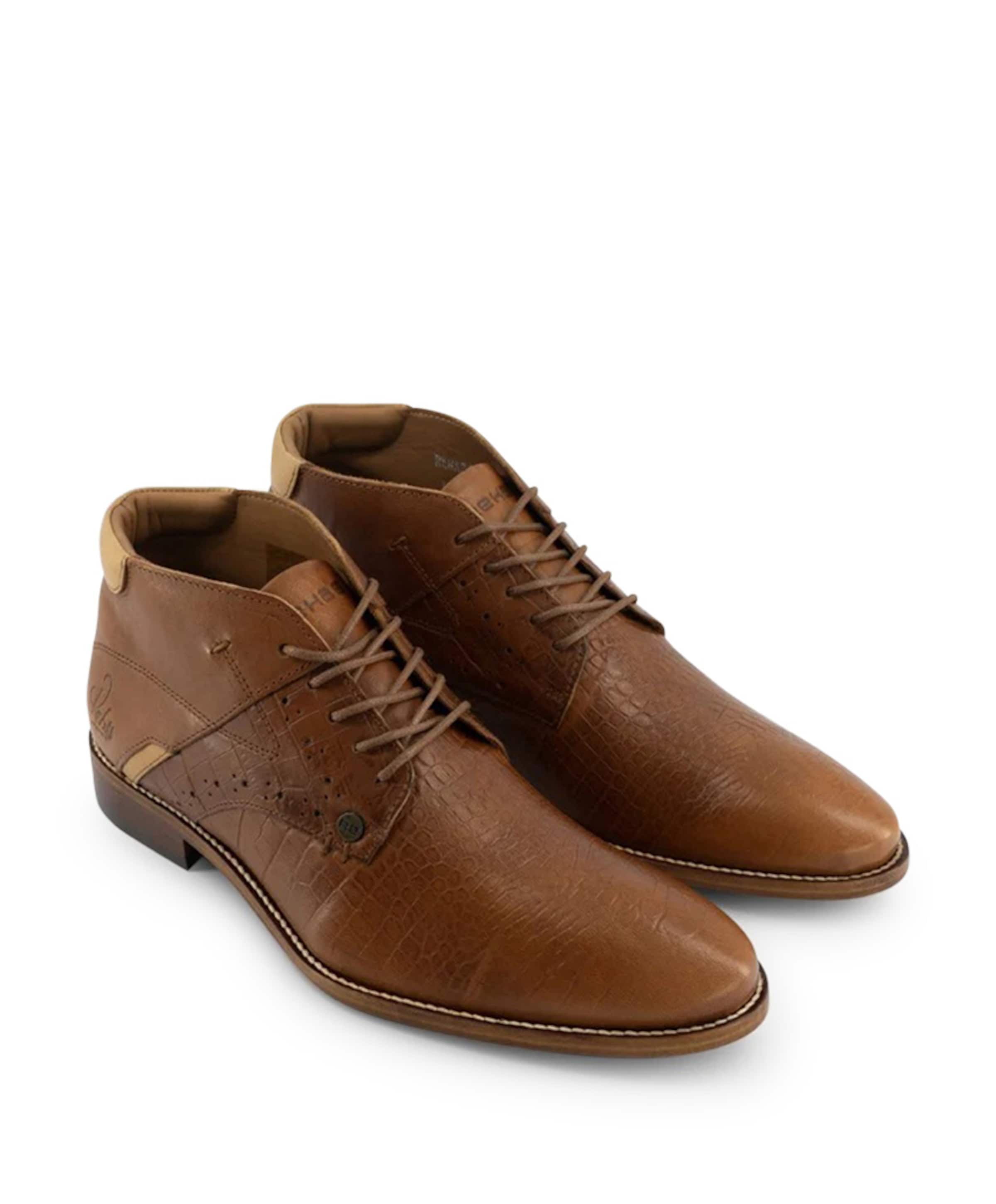 Rehab Adriano Croco boots bruin