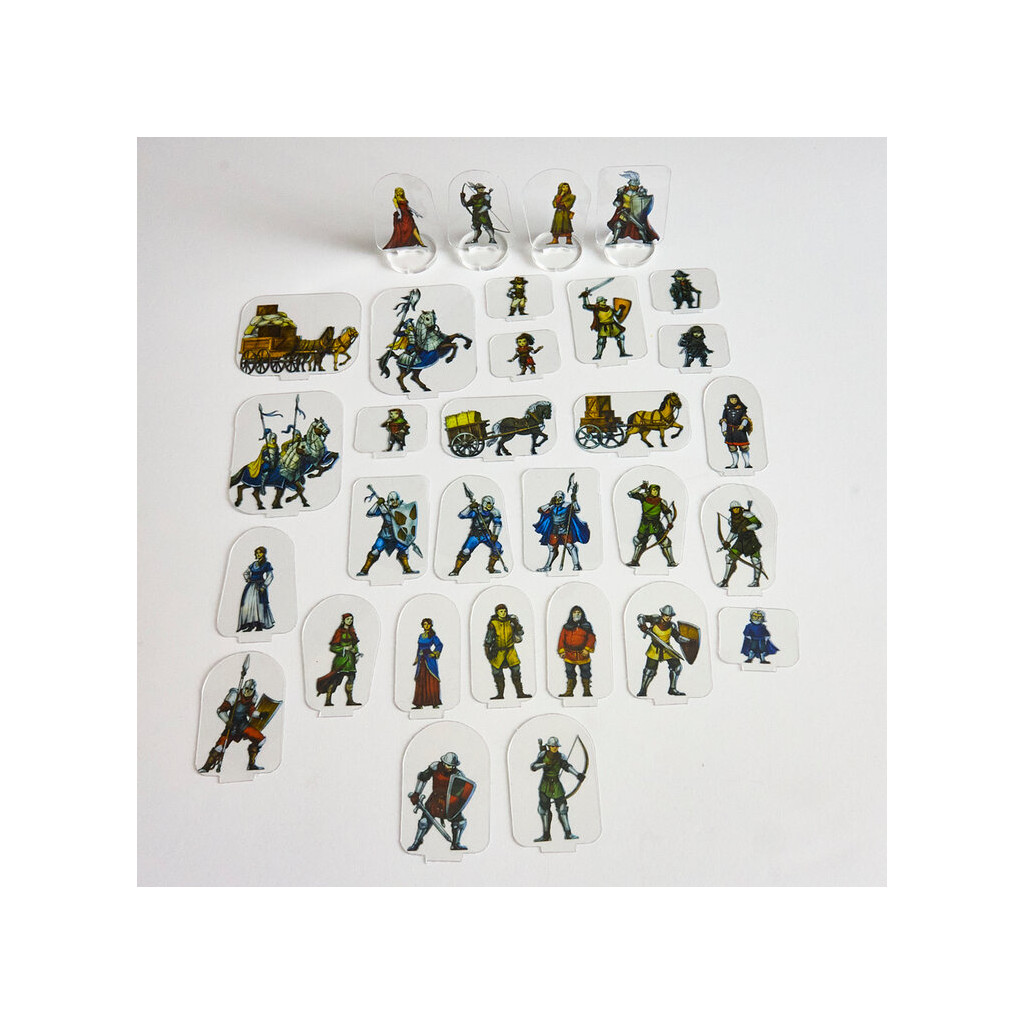 Flat Plastic Miniatures - Mankind Horde - 31 Pieces