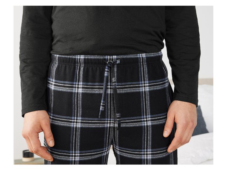 Heren flanellen pyjama