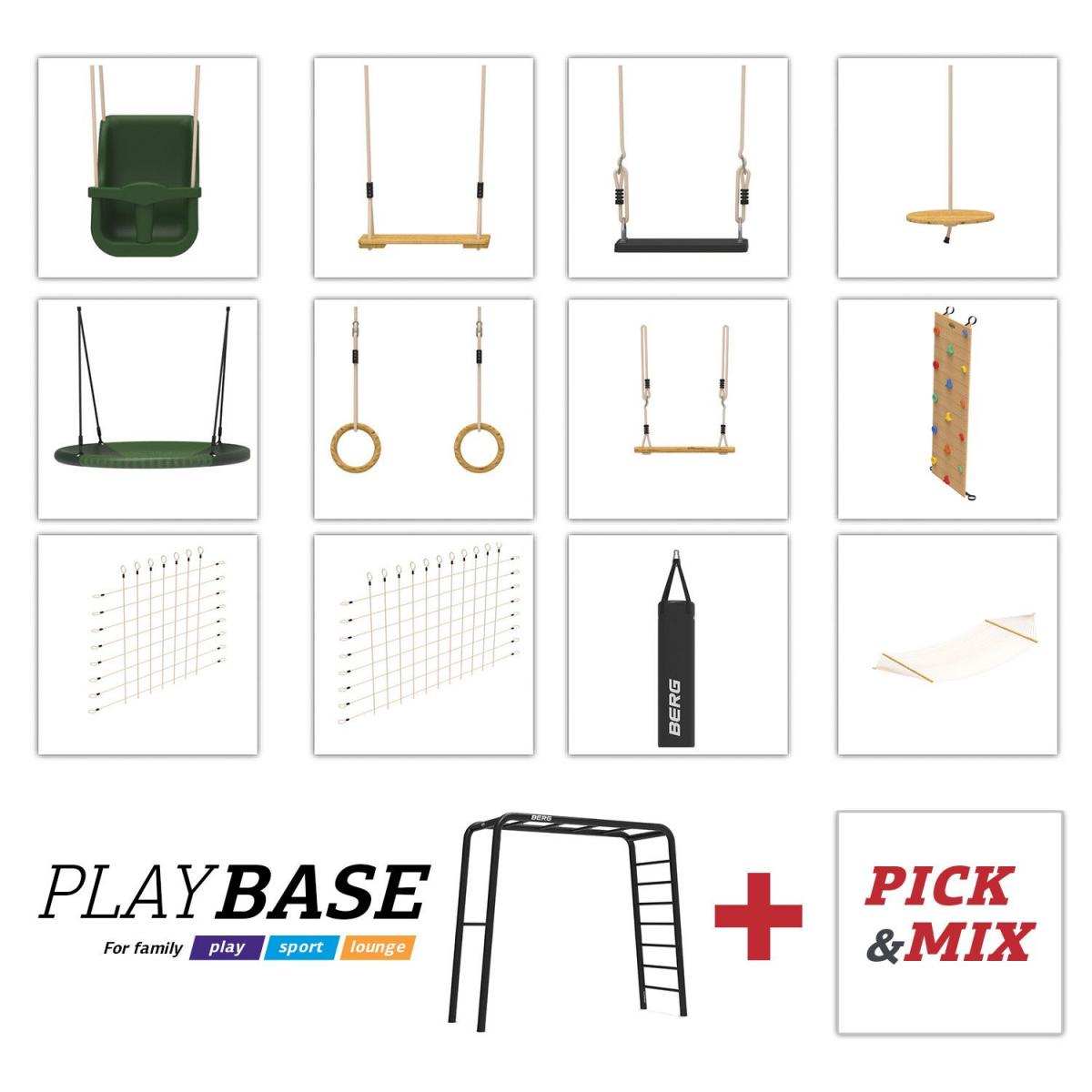 Playbase siège disque en bois pour balançoire