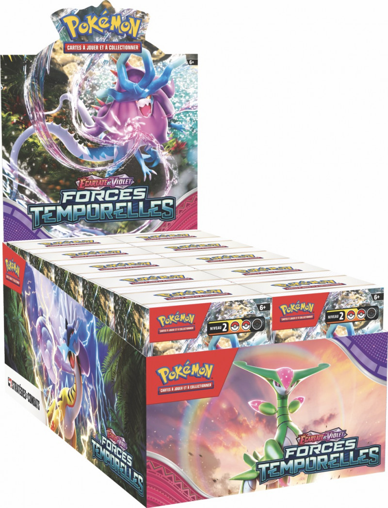Pokémon EV05 Forces Temporelles : Display de 10 Kit Avant-Première