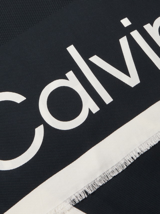 Calvin Klein Modeschal »BOLD LOGO CONTRAST SCARF«, mit Markenlogoprint