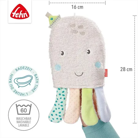 Fehn Waschhandschuh Oktopus