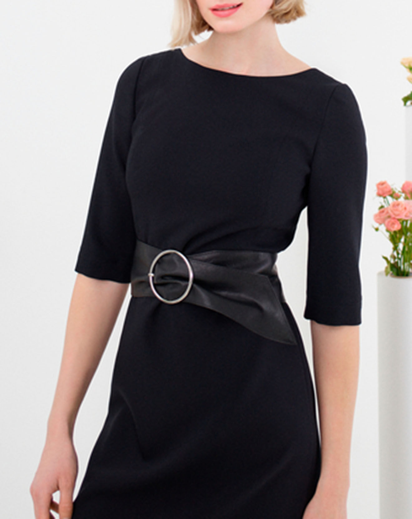 Caroll Robe Gaby noire
