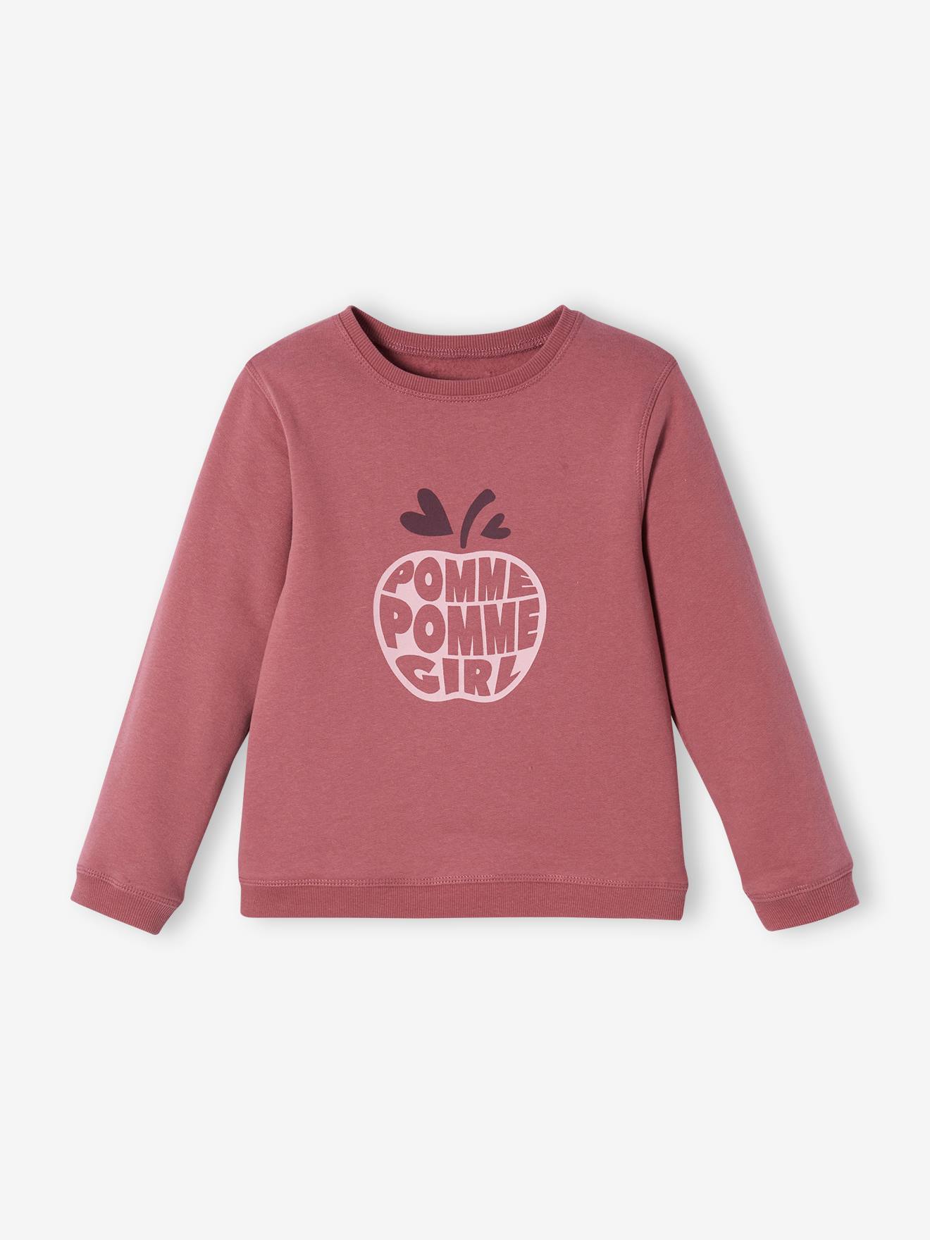 Moletom rosa chiclete para meninas