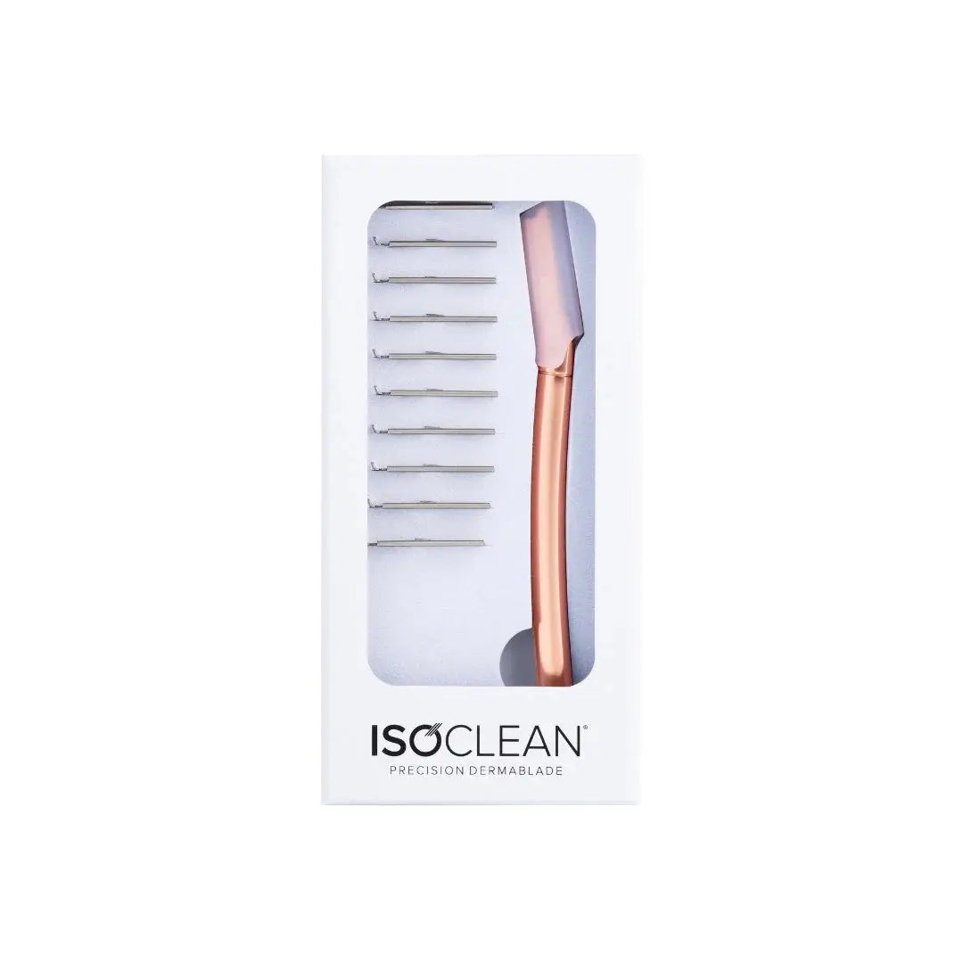 Dermablade With 6 Replacement Blades Rose Gold