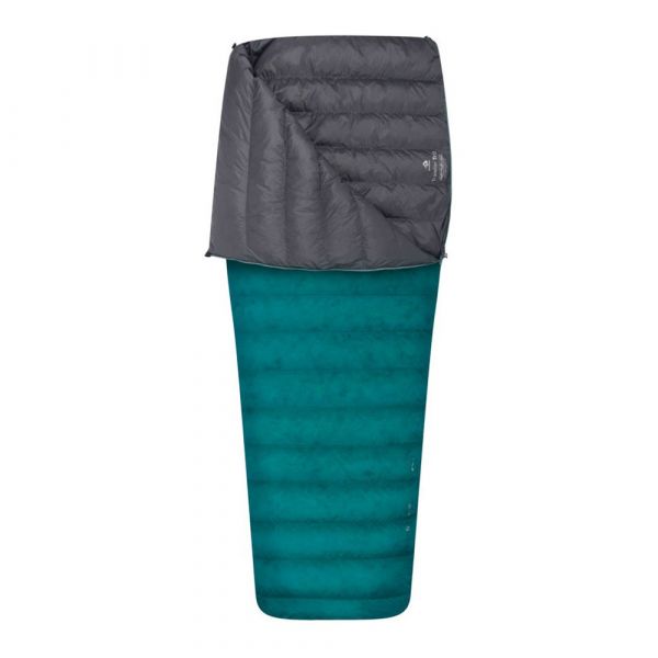 Sea to Summit Saco de Dormir Traveller Tr Ii Bluish Green Longo / Esquerda Fecho de Correr