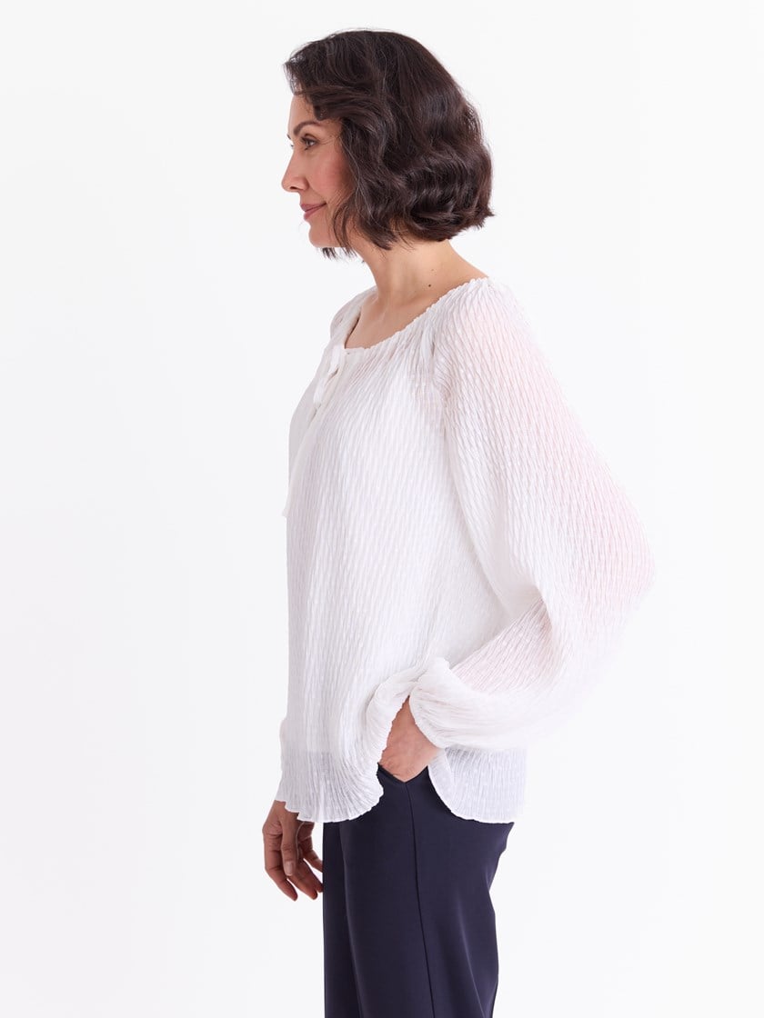 Lacey bluse Marshmallow