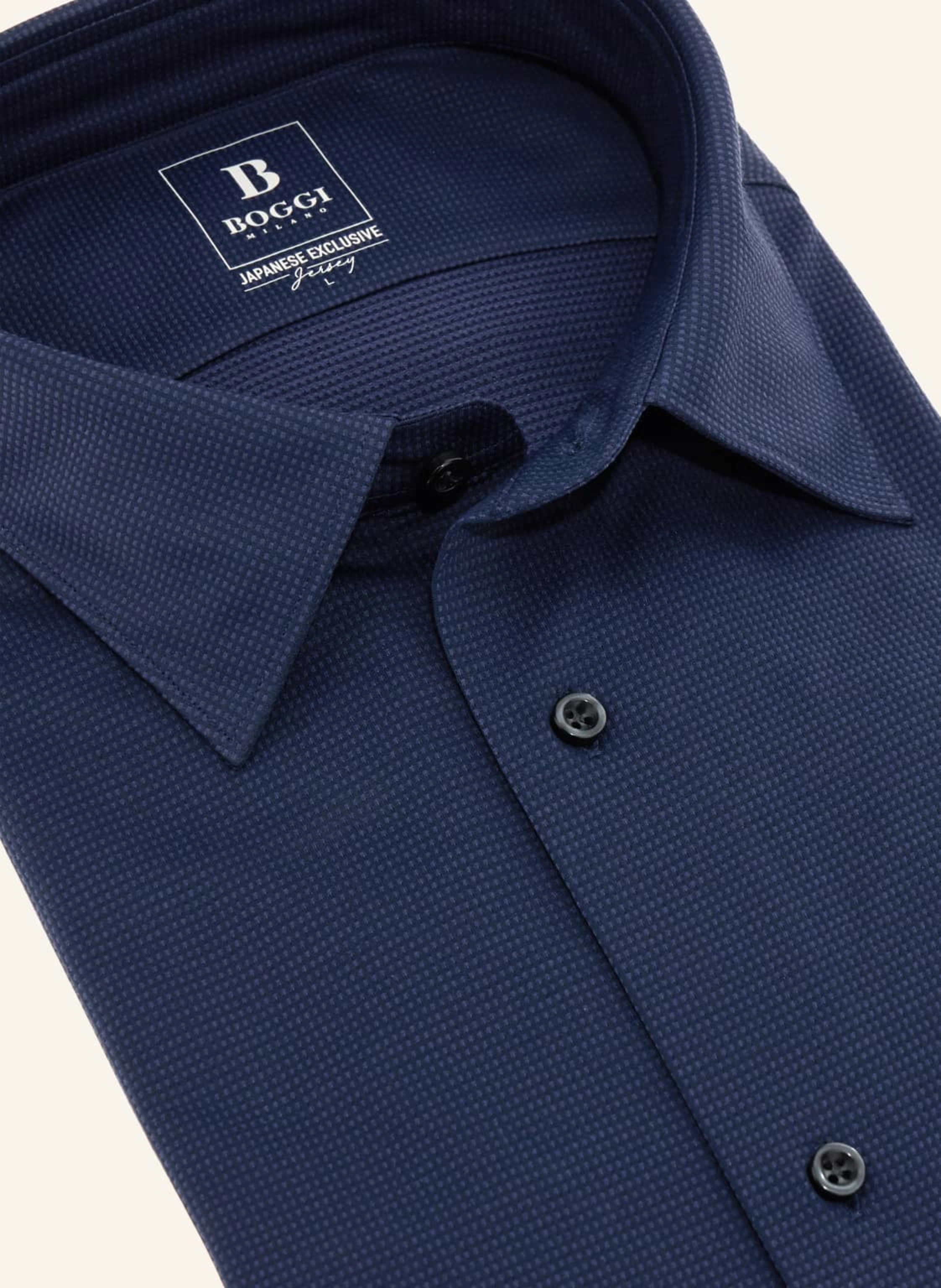 BOGGI MILANO Jersey-Hemd Regular Fit