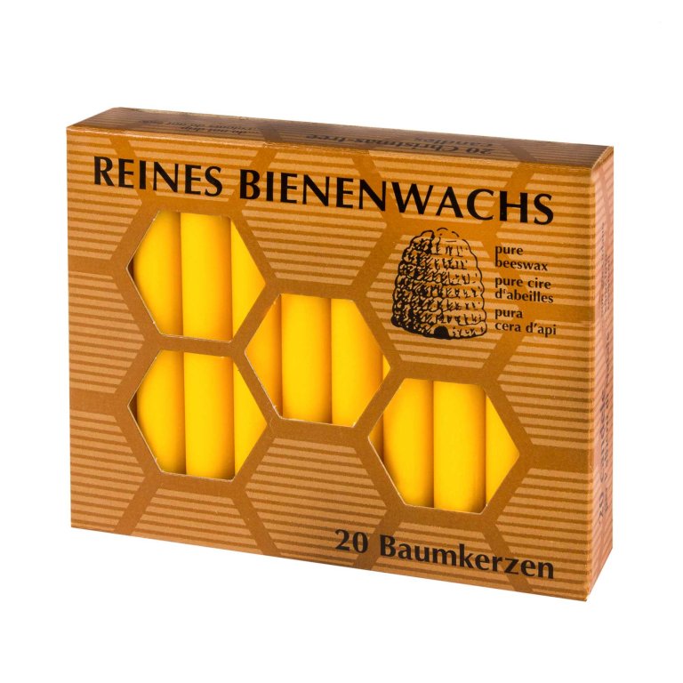 Kerzenfarm Baumkerzen, 100% Bienenwachs
