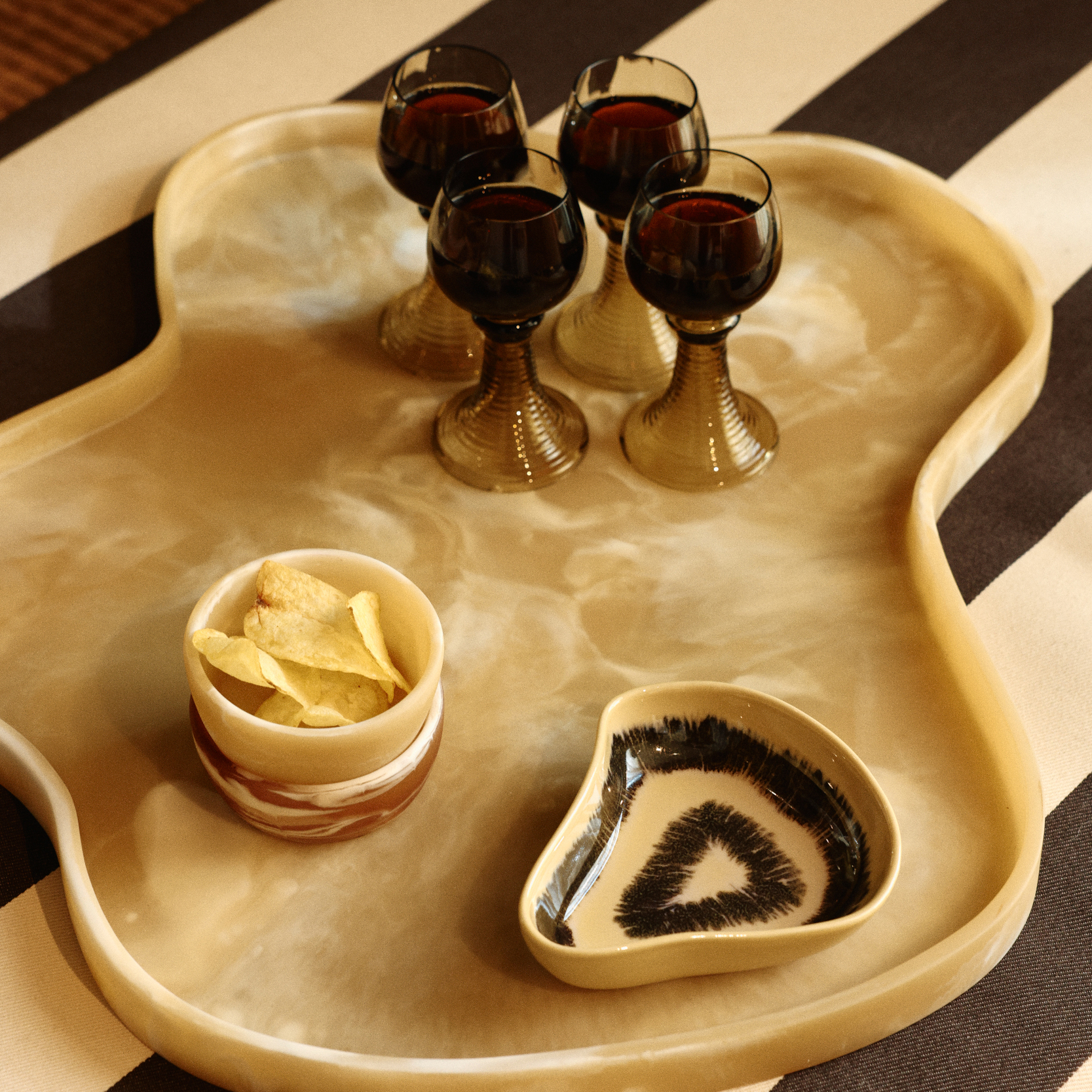 Schaal Patio groot cream