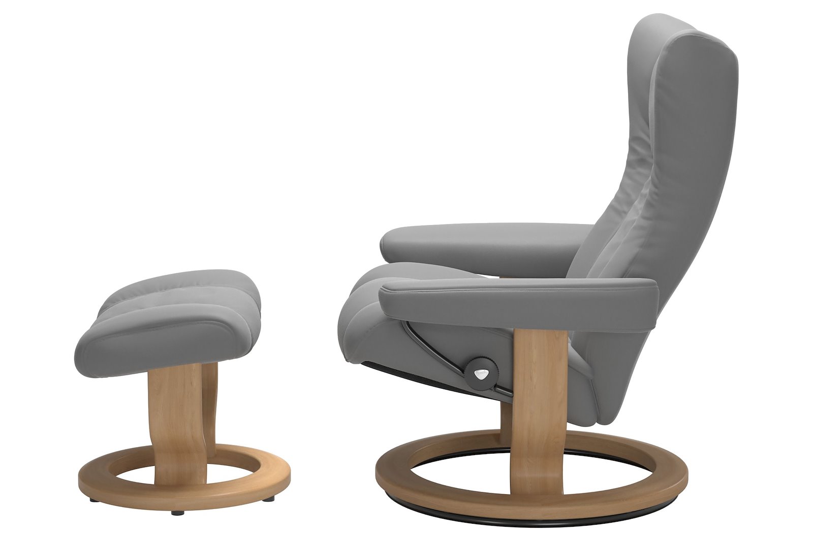 Wing lenestol m/krakk i hud Batick Wild Dove - Classic - Eik
