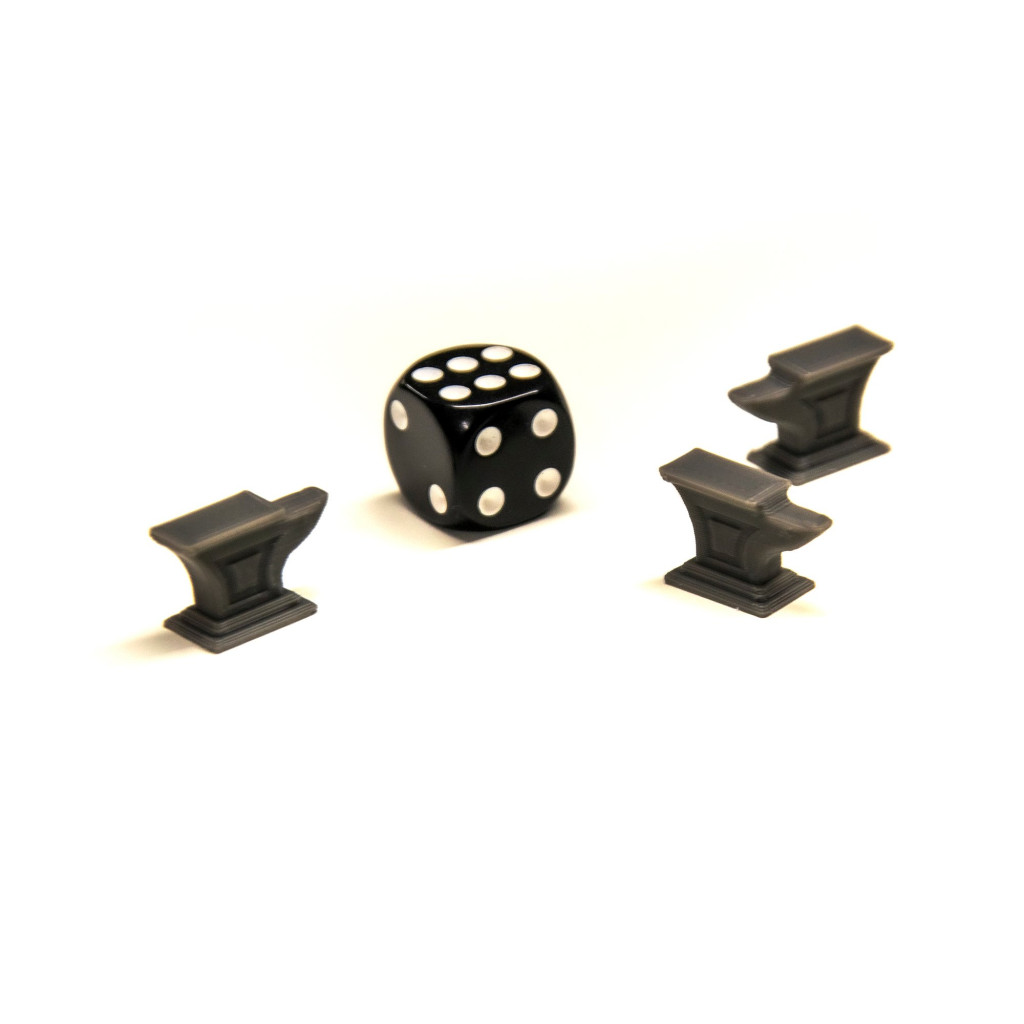 Jetons Enclumes miniatures - x5