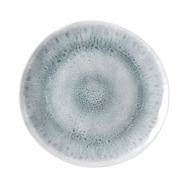 Assiette plate Mélamine 26,5cm Pearl base anti-dérapante BRUNNER