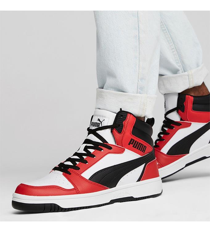 PUMA REBOUND V6 392326 PUMA-WHITE-PUMA-BLACK-FOR-ALL