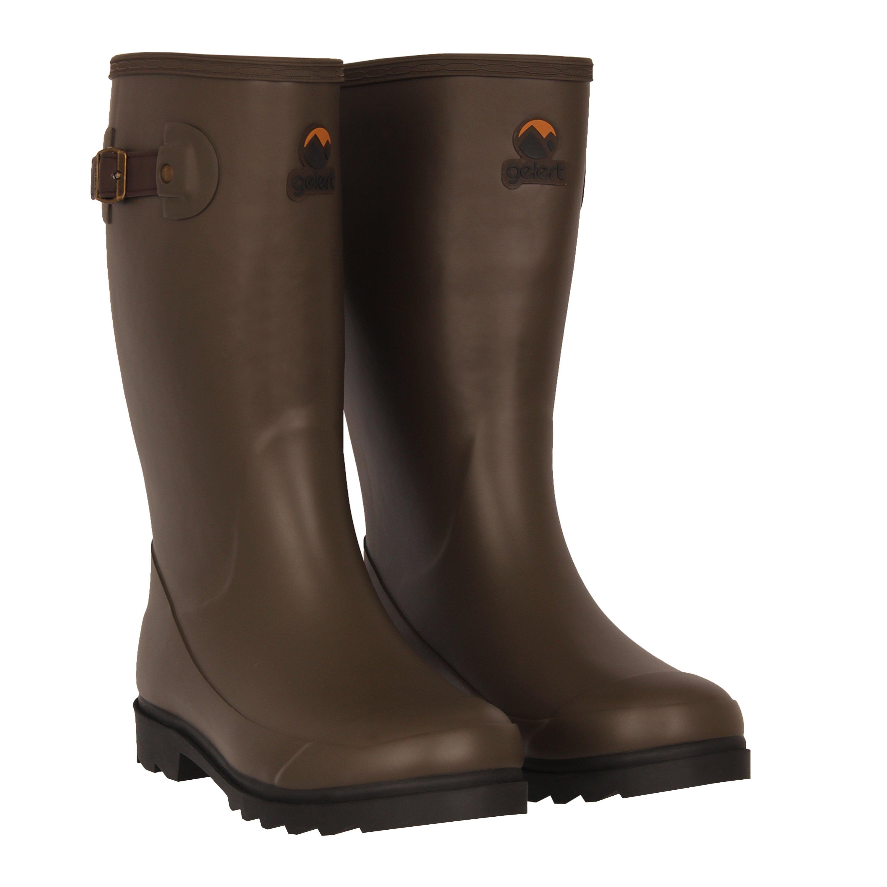 Gelert Fur Welly Boot Ladies